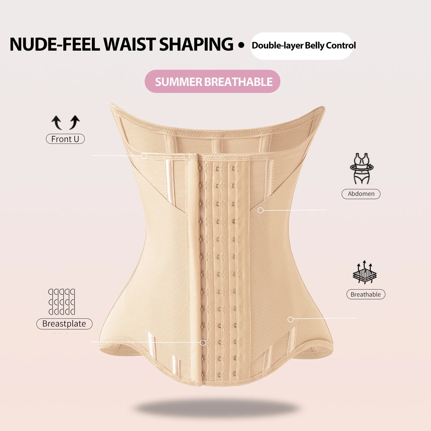 Bust&Waist360™ Steel Bone Shaper