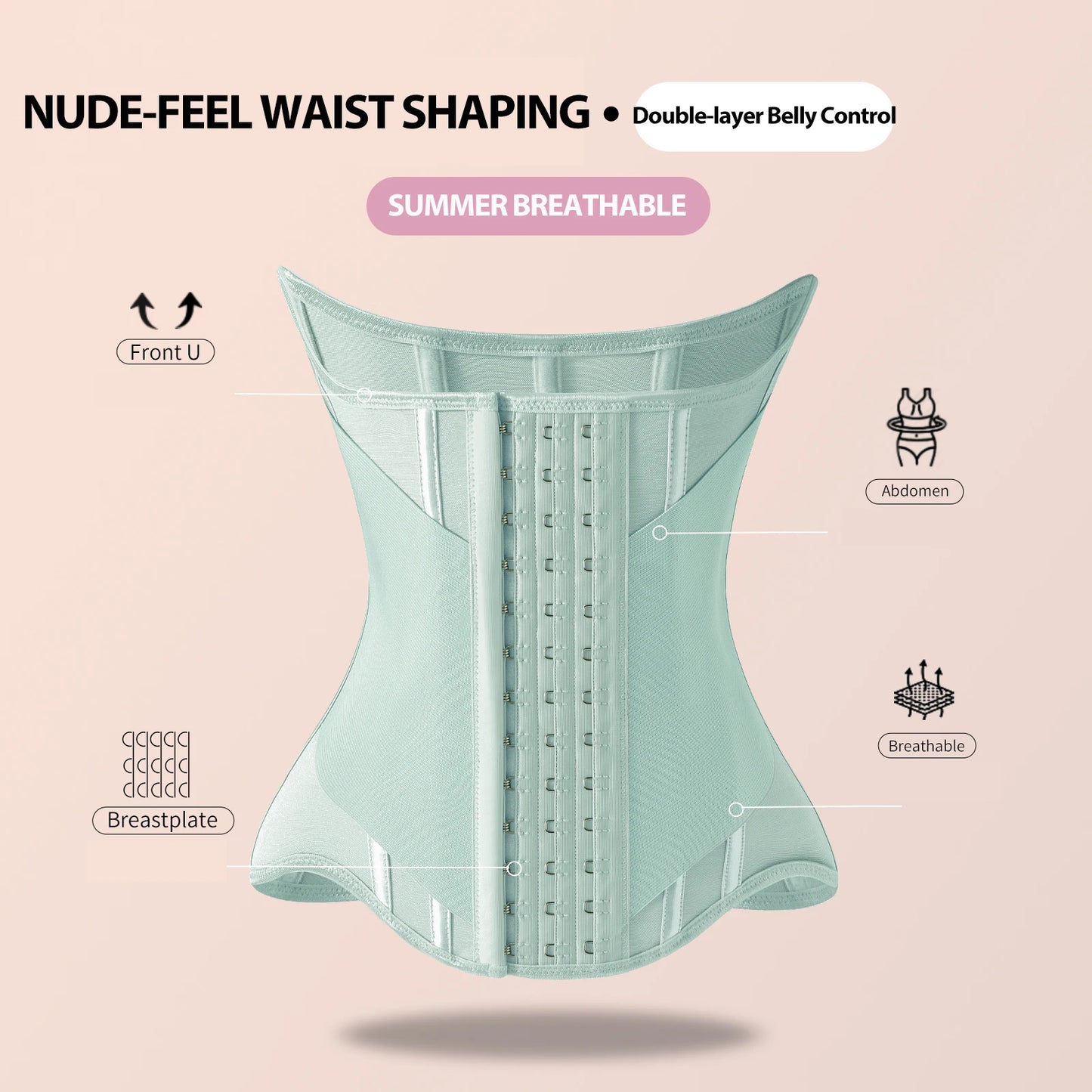 Bust&Waist360™ Steel Bone Shaper